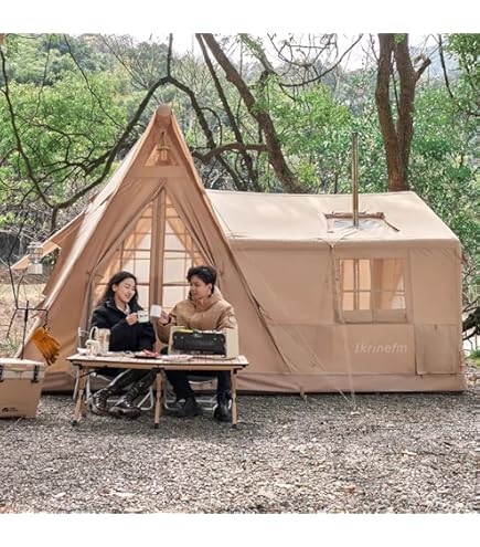 インフレータブルテント エアーテントテント 4人用 ロッジテント Amazon.co.jp: [再入荷]インフレータブルテント エアーテント